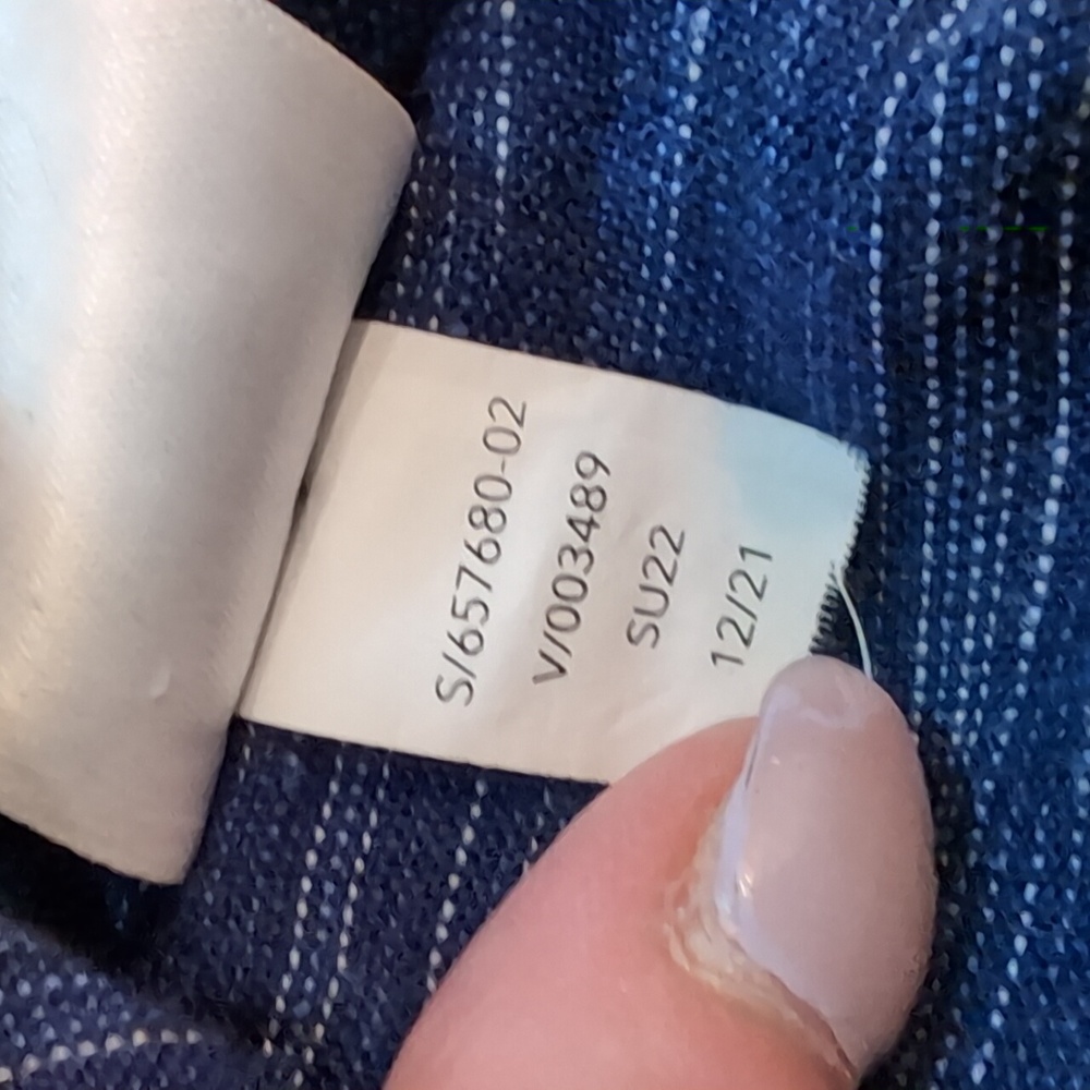 Athleta Navy Blue Wide-Leg Drawstring Track Pants - Picture 8 of 9